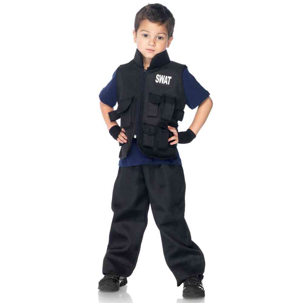 Leg Avenue - Swat Officer Kinderkostüm - Schwarz
